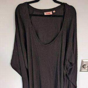 Everi Black Tunic Sweater 4XL